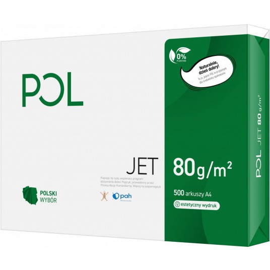 Papier ksero Poljet A4 80g 500 arkuszy